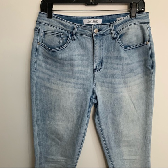 EUC Judy Blue Skinny Fit High Rise Released Hem Jeans Size 9/29 - Picture 8 of 12